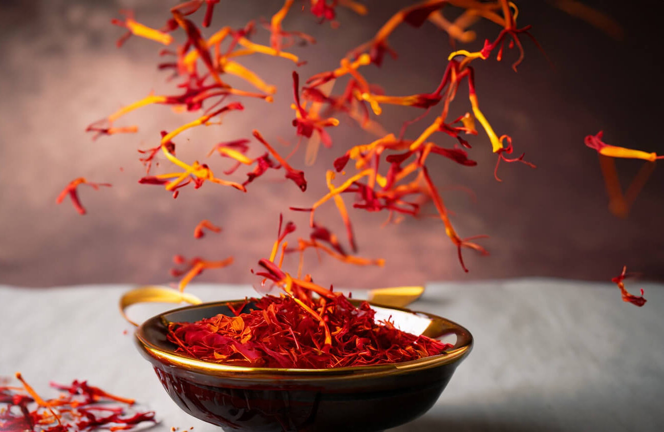 rich aroma of premium kashmir saffron